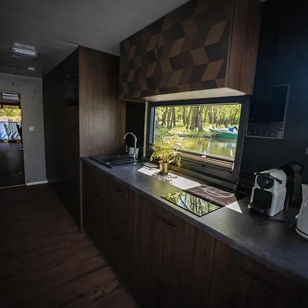Апартаменты Na Wodzie - Houseboats Zalesie With Sauna *
