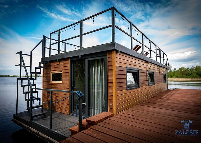 Na Wodzie - Houseboats Zalesie With Sauna Apartment