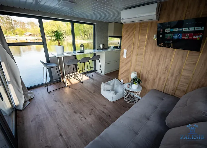 Na Wodzie - Houseboats Zalesie With Sauna Apartment *