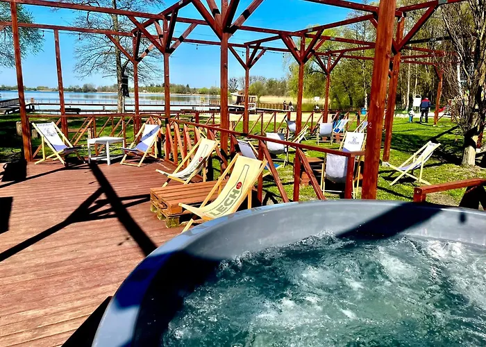 Apartment Na Wodzie - Houseboats Zalesie With Sauna *